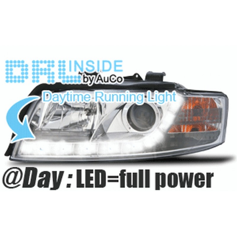 Projecteurs avec Feux Diurnes pour SEAT LEON (1P / 2009+) Projecteurs avec Feux Diurnes pour SEAT LEON (1P / 2009+)