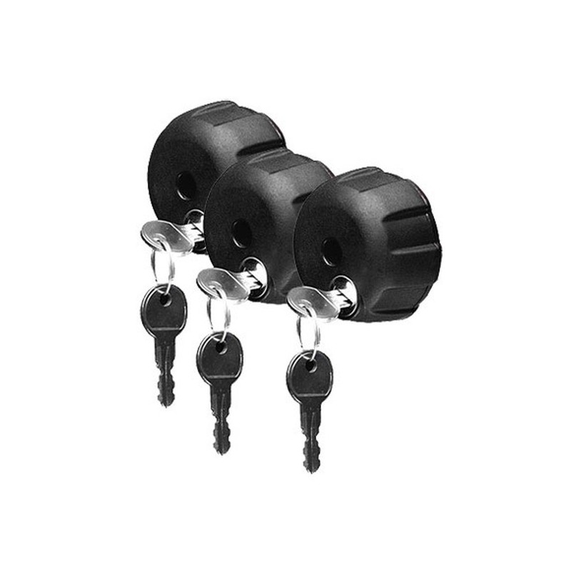 Serrure pour porte-vélo Peruzzo - Lot de 3