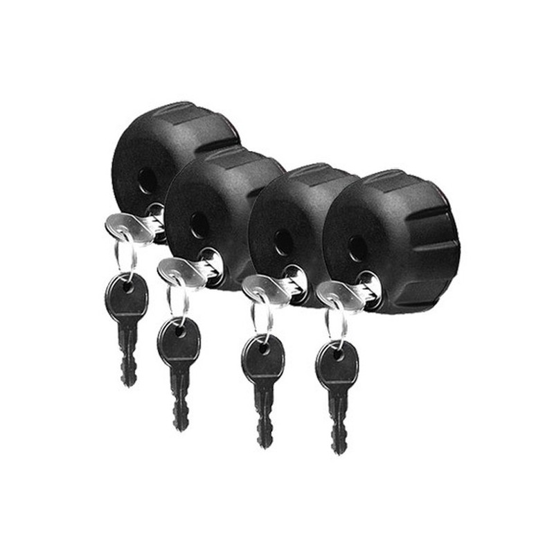 Serrure pour porte-vélo Peruzzo - Lot de 4