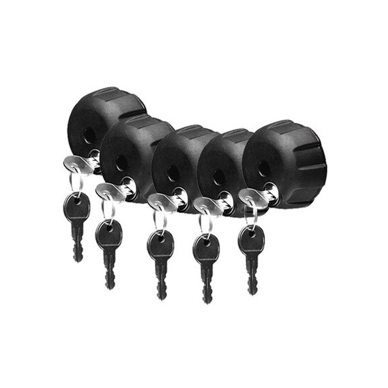 Serrure pour porte-vélo Peruzzo - Lot de 5