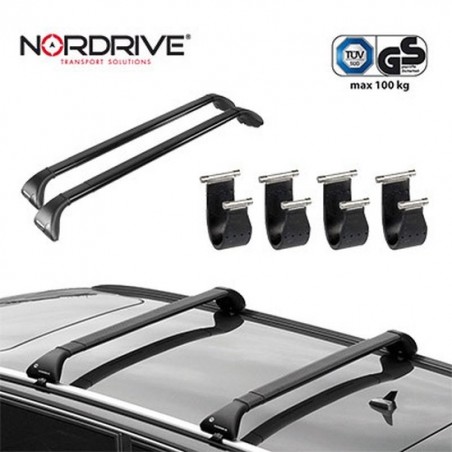 Barres de toit "Snap" Acier pour Citroen C3 X-TR Barres de toit "Snap" Acier pour Citroen C3 X-TR