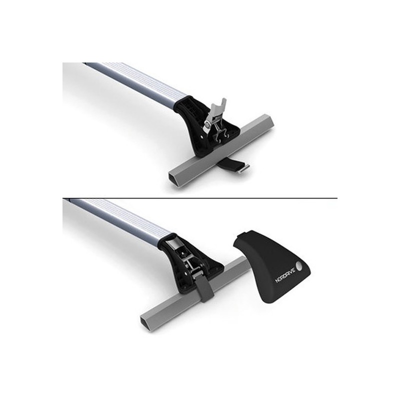 Barres de toit "Snap" Acier pour Kia Soul I