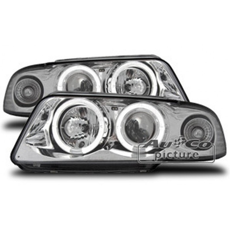 Projecteurs  avec 2 Angel Eyes  Audi A4 95-98