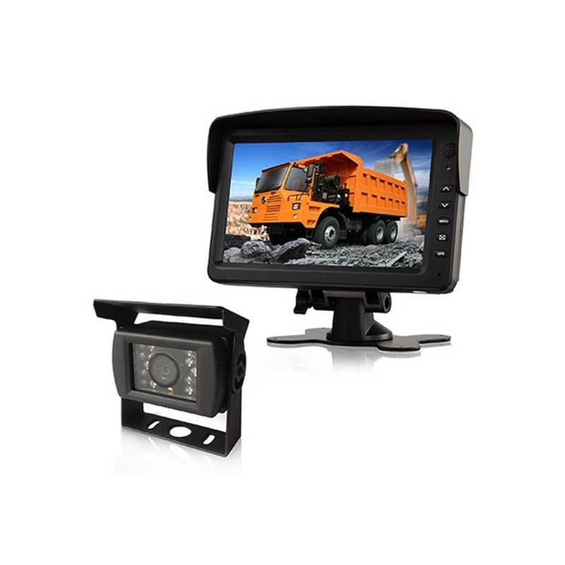 Rückfahrkamera System AuCo RVS-7C-2CH-IR