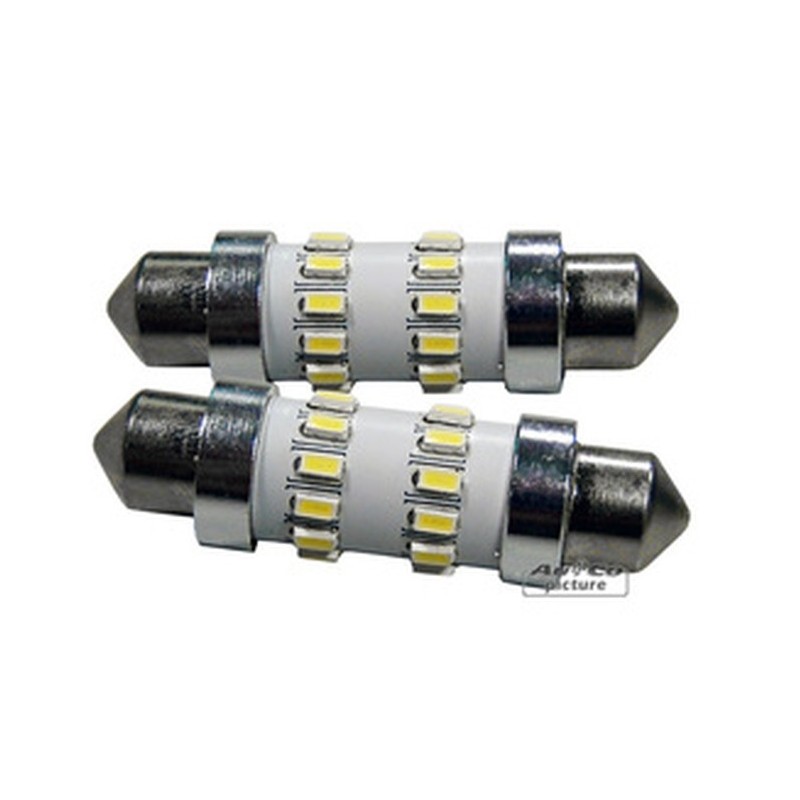 CANBUS LED Ampoule "360°" 42mm 12V 24xLEDs