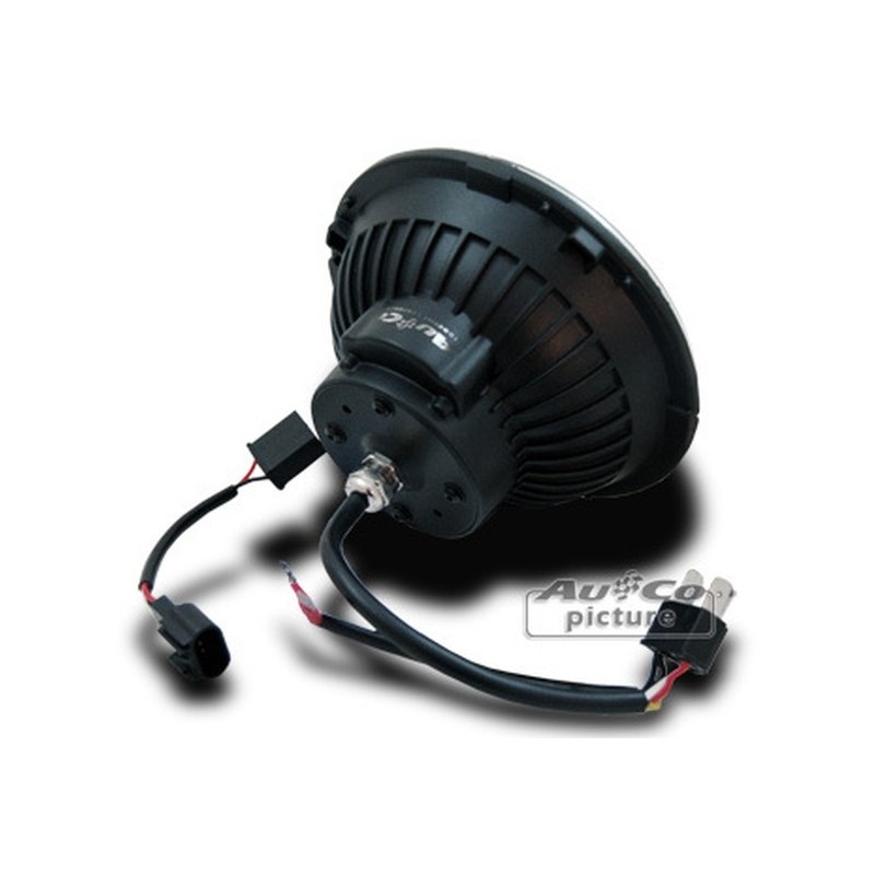 Projecteur à LED 7" (175mm) rond avec homologation européenne