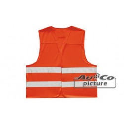 Gilet de sécurité adulte 2 bandes mailles