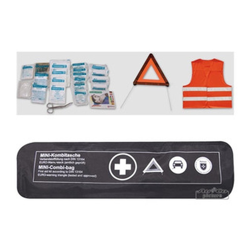 Pack luxe - triangle + gilet + pharmacie