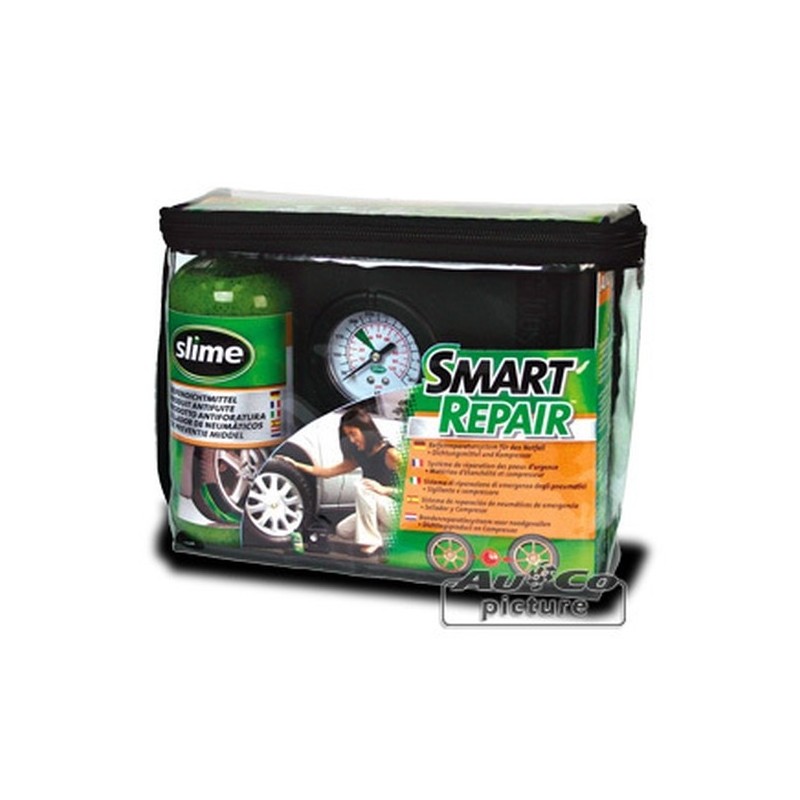SLIME Système de réparation des pneus d'urgence