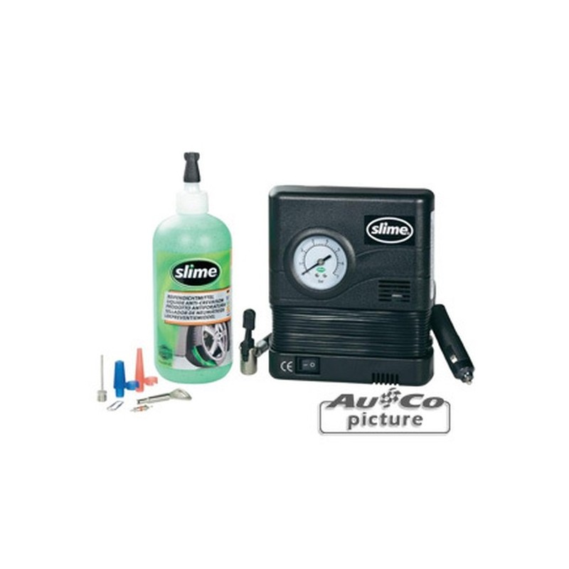 SLIME Système de réparation des pneus d'urgence