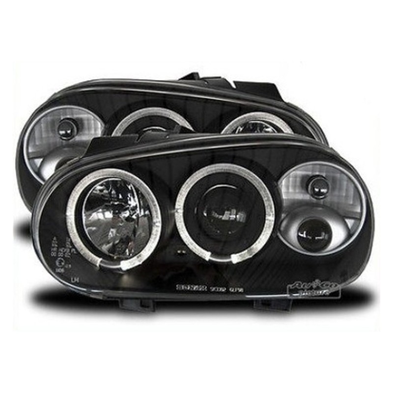 Projecteurs  avec 2 Angel Eyes  VW Golf 4