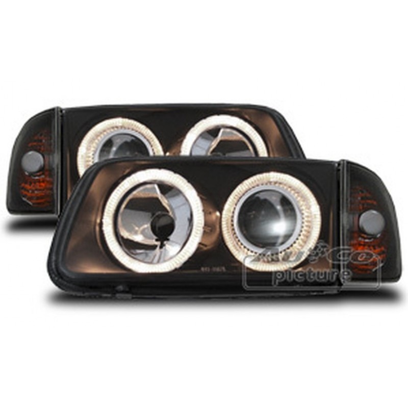 Projecteurs  avec 2 Angel Eyes  VW Polo (6N2)
