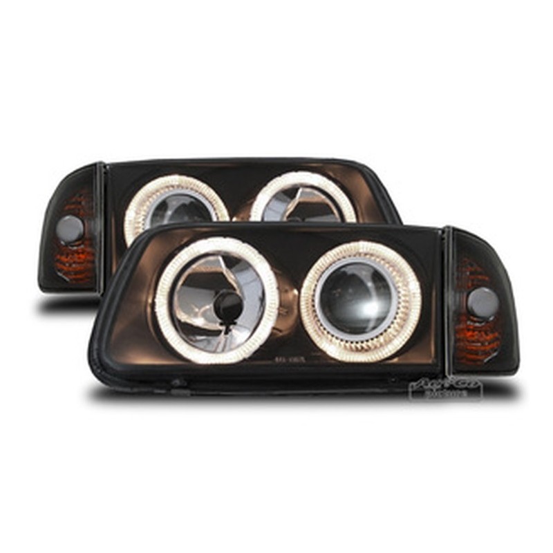 Projecteurs  avec 2 Angel Eyes  VW Polo (6N2)
