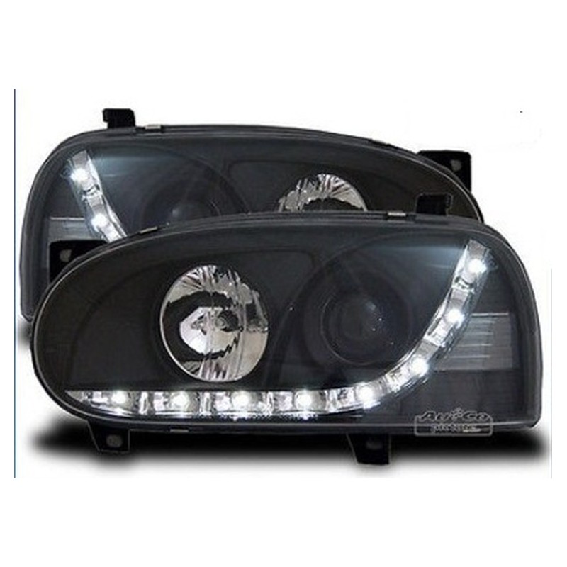 Projecteurs  Optique Feux Diurnes  VW Golf 3