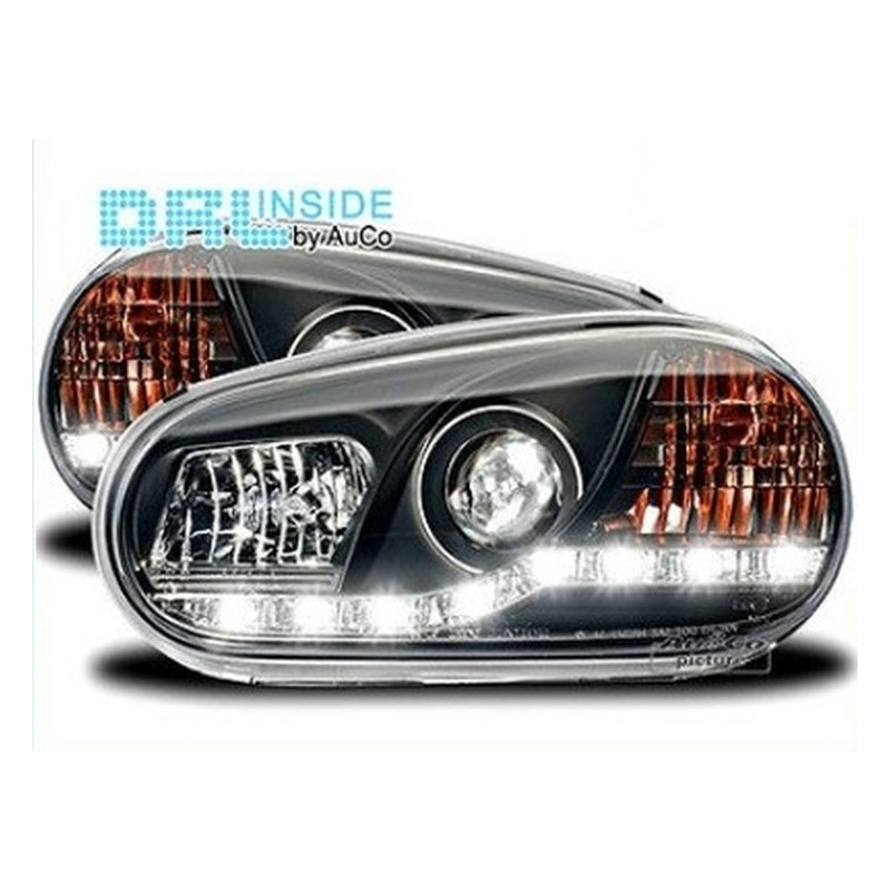 Projecteurs  avec Feux Diurnes  VW Golf 4