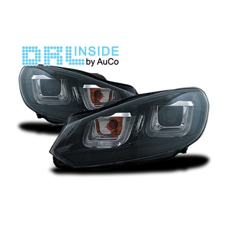Projecteurs avec Feux Diurnes LED pour VW GOLF 6