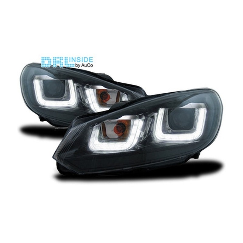 Projecteurs avec Feux Diurnes LED pour VW GOLF 6