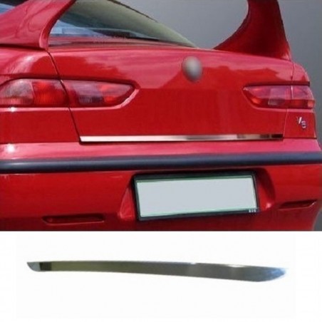 Tailgate Trim Line Stainless Steel for Alfa Romeo 156 Sedan 1997-2007 Tailgate Trim Line Stainless Steel for Alfa Romeo 156 Sedan 1997-2007