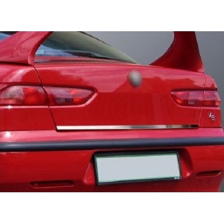 Tailgate Trim Line Stainless Steel for Alfa Romeo 156 Sedan 1997-2007 Tailgate Trim Line Stainless Steel for Alfa Romeo 156 Sedan 1997-2007