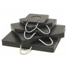 Square Pad for stabilizers 400x400x40 Square Pad for stabilizers 400x400x40