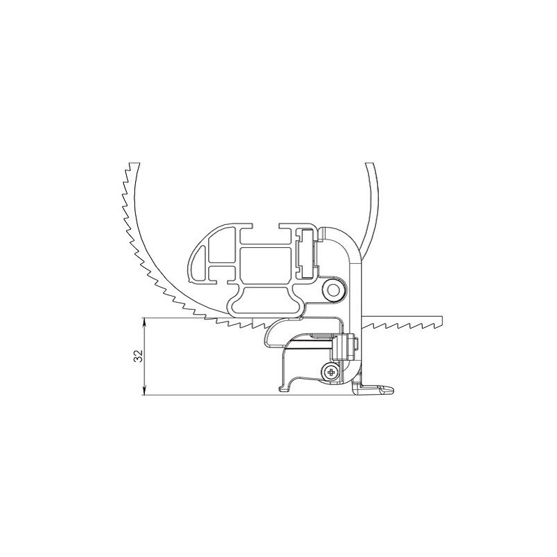 NORDRIVE KARGO / KARGO PLUS Ceinture de butée (paire)