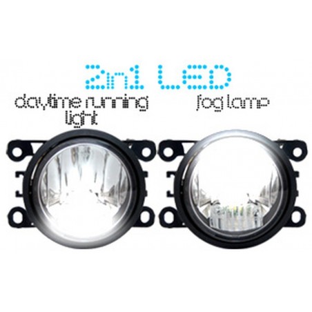 LED Feux diurnes & LED Projecteurs antibrouillard 2 in 1 - Direct Fit! LED Feux diurnes & LED Projecteurs antibrouillard 2 in 1 - Direct Fit!