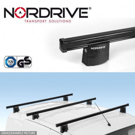 NORDRIVE KARGO Barres de Toit 3-Barres pour FORD TRANSIT CUSTOM NORDRIVE KARGO Barres de Toit 3-Barres pour FORD TRANSIT CUSTOM