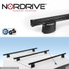NORDRIVE KARGO Barres de Toit 3-Barres pour FORD TRANSIT CUSTOM NORDRIVE KARGO Barres de Toit 3-Barres pour FORD TRANSIT CUSTOM