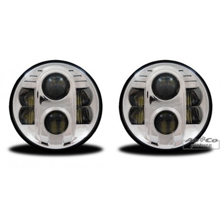 LED Head Lights for JEEP WRANGLER TJ/JK (Chrome Design)