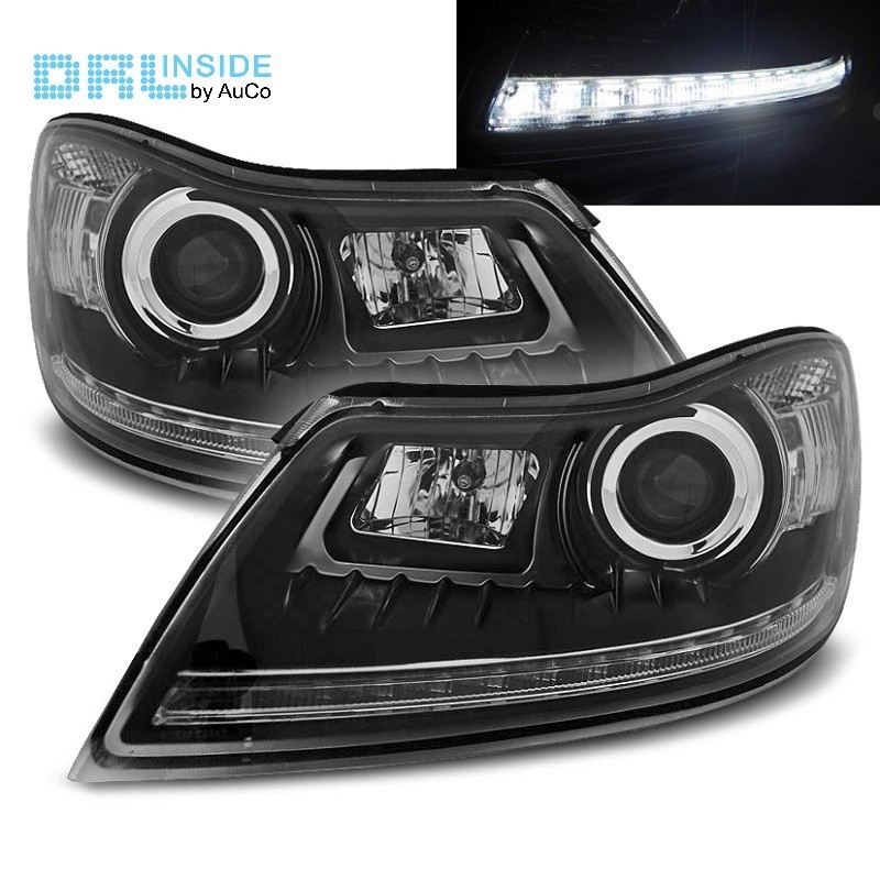 Projecteurs LED avec Feux Diurnes por SKODA OCTAVIA 2 (2009-2013)
