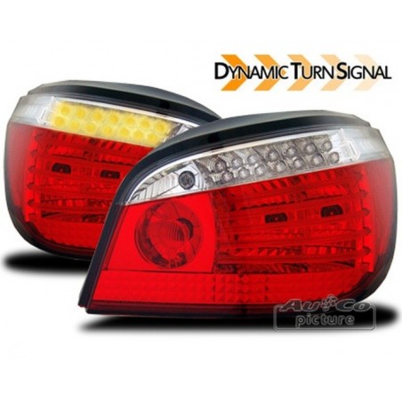 Feux arrière LED avec clignotant dynamique pour BMW E60 (2007-2010) Feux arrière LED avec clignotant dynamique pour BMW E60 (2007-2010)