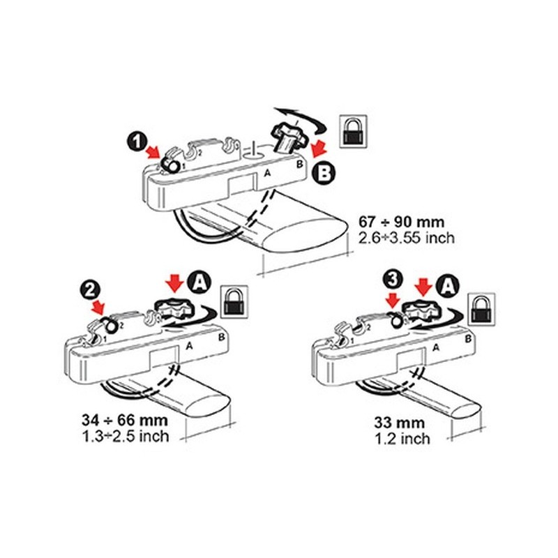 G3 SPARK 520 Coffre de toit