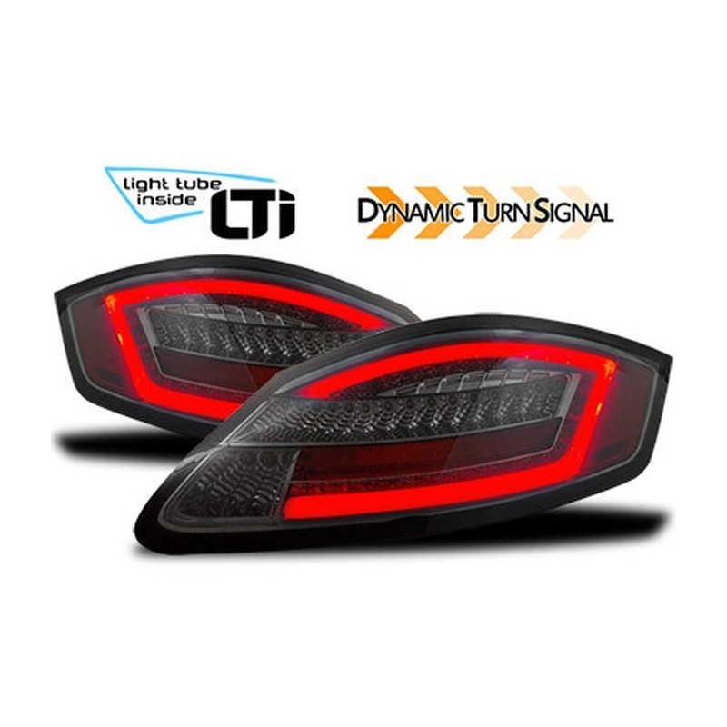 Feux arrière LTI / LED avec clignotant dynamique pour PORSCHE CAYMAN (987)