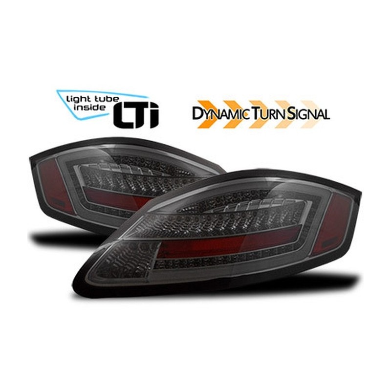 Feux arrière LTI / LED avec clignotant dynamique pour PORSCHE CAYMAN (987)