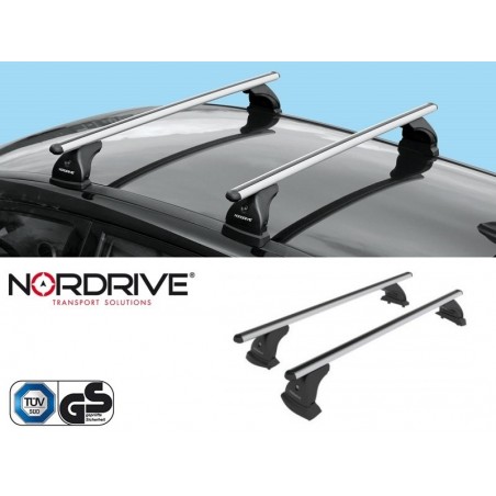 NORDRIVE EVOS ALUMIA Barres de toit pour MB C-CLASS W204 BERLINE