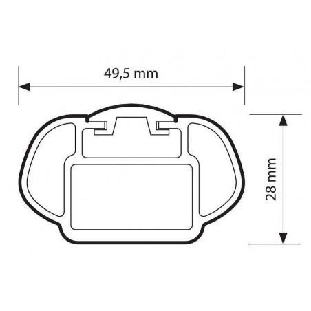NORDRIVE EVOS ALUMIA Barres de toit pour MB C-CLASS W204 BERLINE