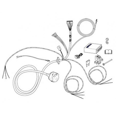 Westfalia Kit électrique 13 broches Westfalia Kit électrique 13 broches