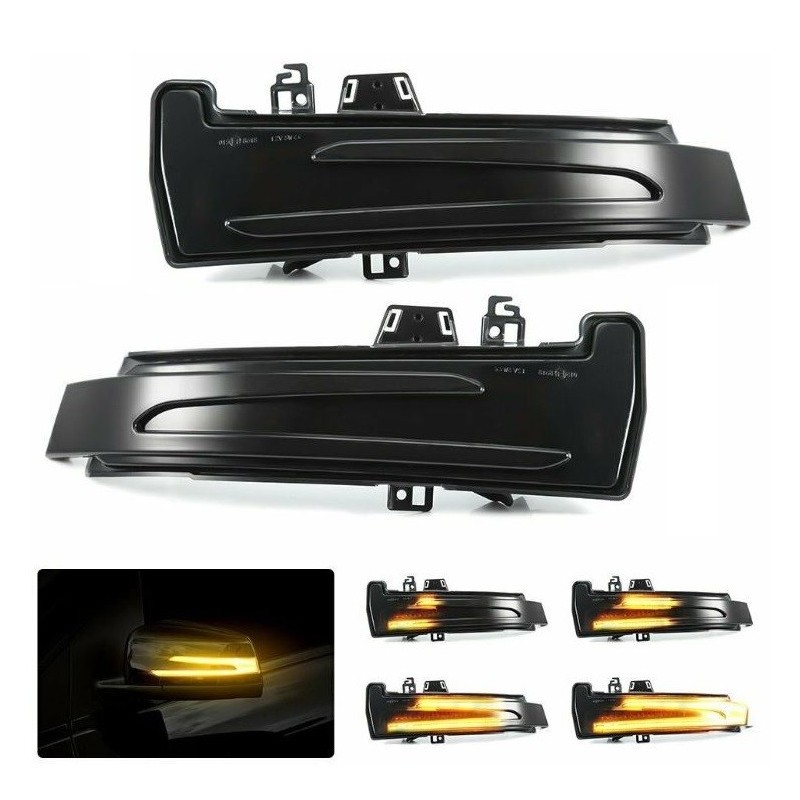 Clignotants de miroir LED dynamique pour MB C-COUPE C204