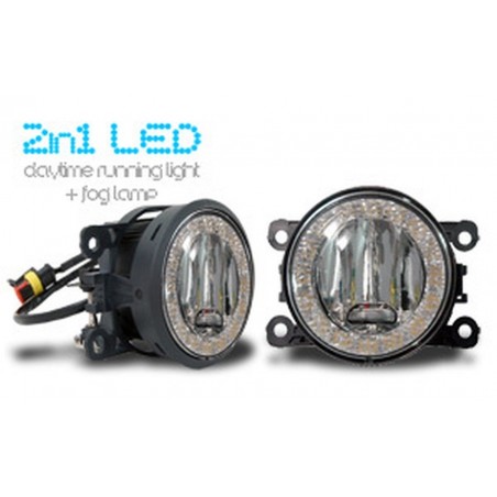 LED Feux diurnes + LED Projecteurs antibrouillard 2 in 1 - pour DACIA LOGAN MVC LED Feux diurnes + LED Projecteurs antibrouillard 2 in 1 - pour DACIA LOGAN MVC