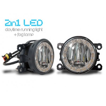 LED Feux diurnes + LED Projecteurs antibrouillard 2 in 1 - pour DACIA LOGAN MVC LED Feux diurnes + LED Projecteurs antibrouillard 2 in 1 - pour DACIA LOGAN MVC