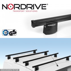 NORDRIVE KARGO Barres de Toit 4-Barres pour FORD TRANSIT