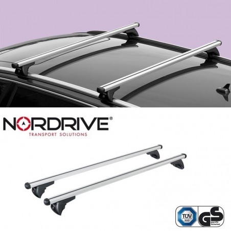 NORDRIVE NOWA ALU Barres de toit - Size L / 127 cm