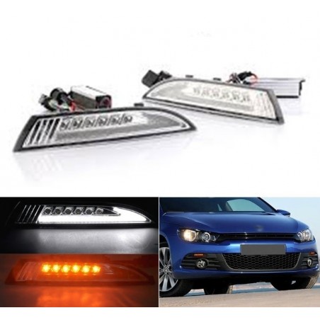 Clignotants de LED dynamique + Feu position pour VW SCIROCCO 3 Clignotants de LED dynamique + Feu position pour VW SCIROCCO 3