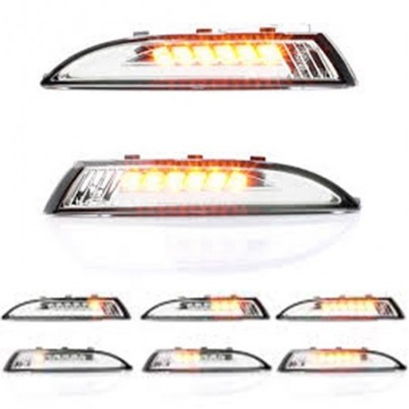 Clignotants de LED dynamique + Feu position pour VW SCIROCCO 3 Clignotants de LED dynamique + Feu position pour VW SCIROCCO 3