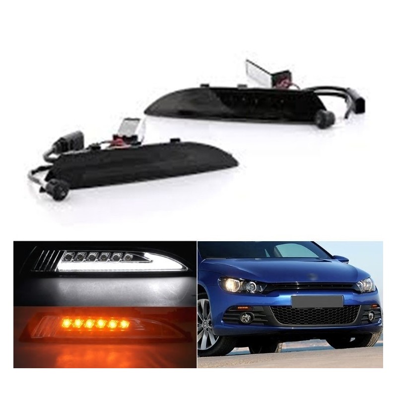 Clignotants de LED dynamique + Feu position pour VW SCIROCCO 3