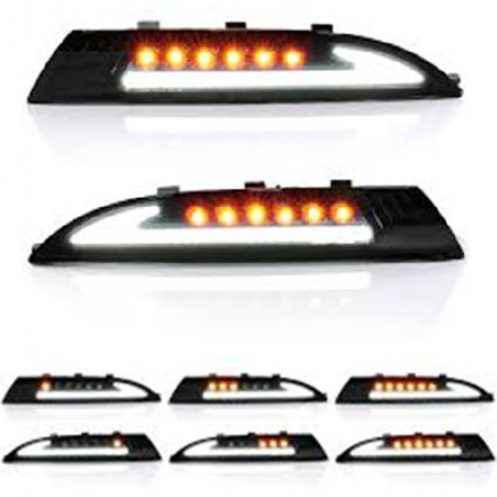 Clignotants de LED dynamique + Feu position pour VW SCIROCCO 3 Clignotants de LED dynamique + Feu position pour VW SCIROCCO 3