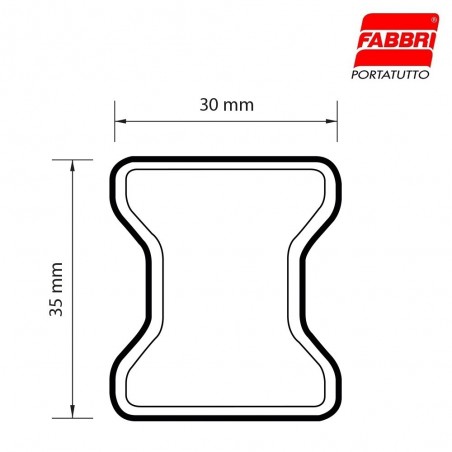 FABBRI BARRO Barres de Toit 3-Barres pour FIAT DUCATO 3 (250)