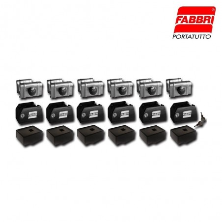 FABBRI BARRO Barres de Toit 3-Barres pour RENAULT TRAFIC 3