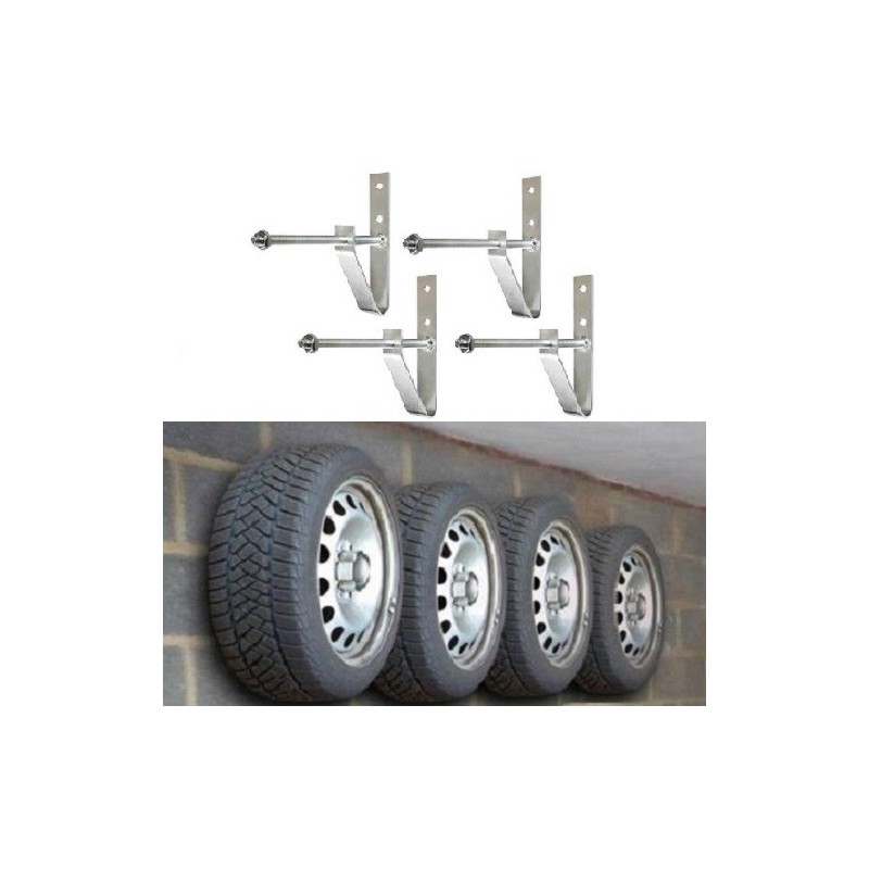 Porte-Roue pour montage mural (Set 4 pcs.)