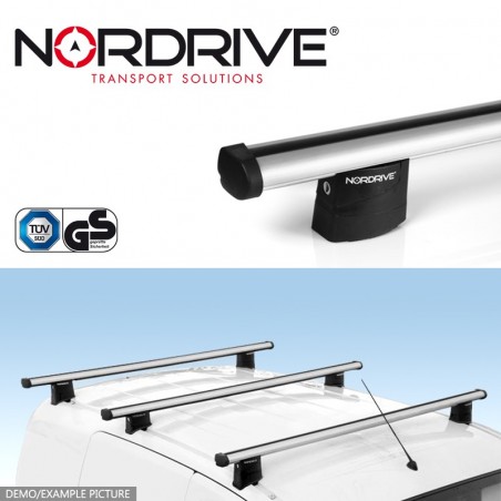 NORDRIVE KARGO PLUS Barres de toit 3-Barres pour FORD TRANSIT CUSTOM NORDRIVE KARGO PLUS Barres de toit 3-Barres pour FORD TRANSIT CUSTOM